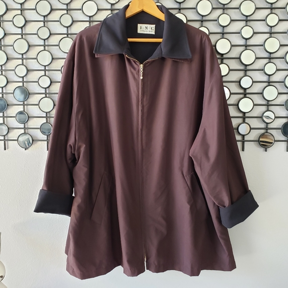 INC International Concepts Jackets & Blazers - INC swing style jacket/coat